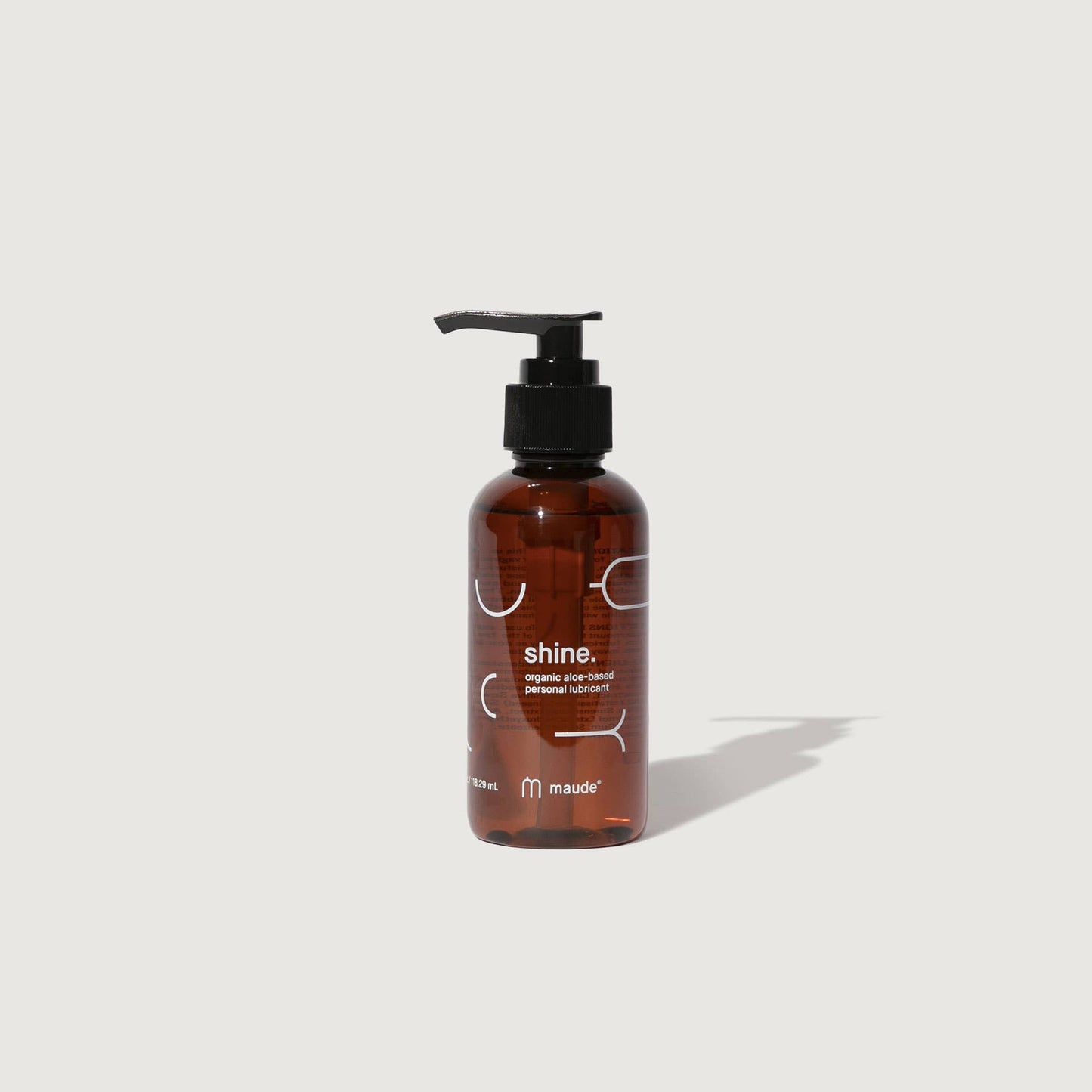 4 oz Shine, organic aloe-based lubricant
